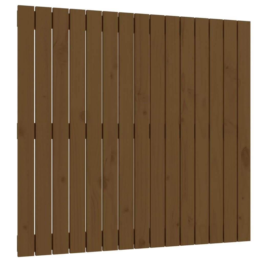 vidaXL Tăblie de pat pentru perete, maro miere, 95,5x3x90 cm vidaXL Tăblie de pat pentru perete, maro miere, 95,5x3x90 cm
