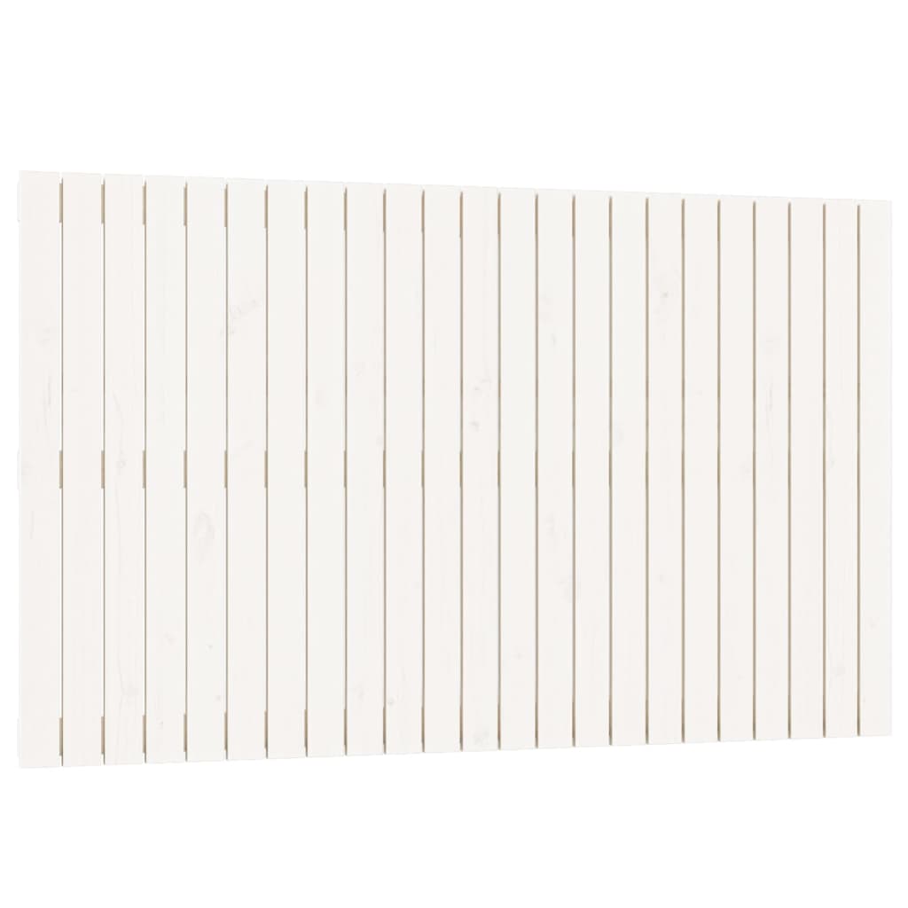 vidaXL Tăblie de pat pentru perete, alb, 147x3x90 cm, lemn masiv pin vidaXL Tăblie de pat pentru perete, alb, 147x3x90 cm, lemn masiv pin