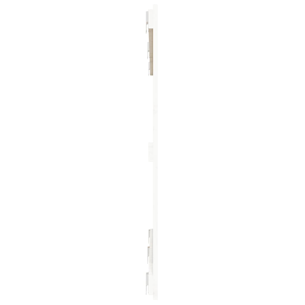 vidaXL Tăblie de pat pentru perete, alb, 147x3x90 cm, lemn masiv pin vidaXL Tăblie de pat pentru perete, alb, 147x3x90 cm, lemn masiv pin