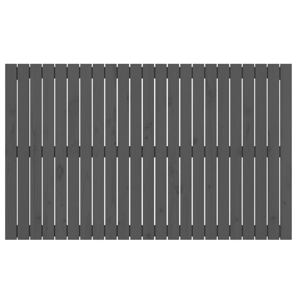 vidaXL Tăblie de pat pentru perete, gri, 147x3x90 cm, lemn masiv pin vidaXL Tăblie de pat pentru perete, gri, 147x3x90 cm, lemn masiv pin