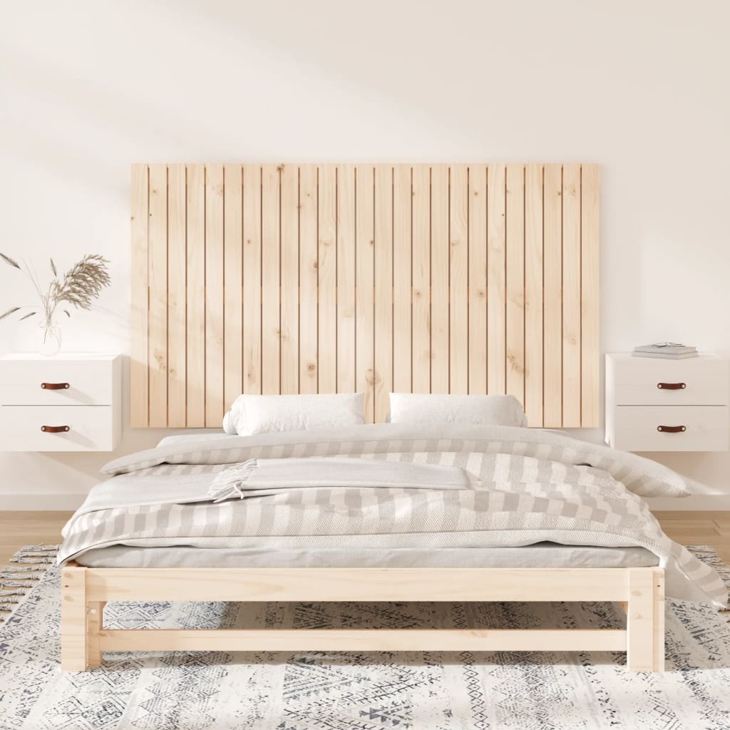 vidaXL Tăblie de pat pentru perete, 159,5x3x90 cm, lemn masiv de pin