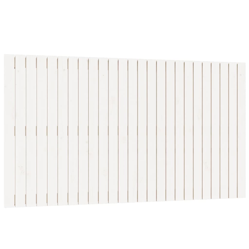 vidaXL Tăblie de pat pentru perete, alb, 159,5x3x90 cm, lemn masiv pin vidaXL Tăblie de pat pentru perete, alb, 159,5x3x90 cm, lemn masiv pin