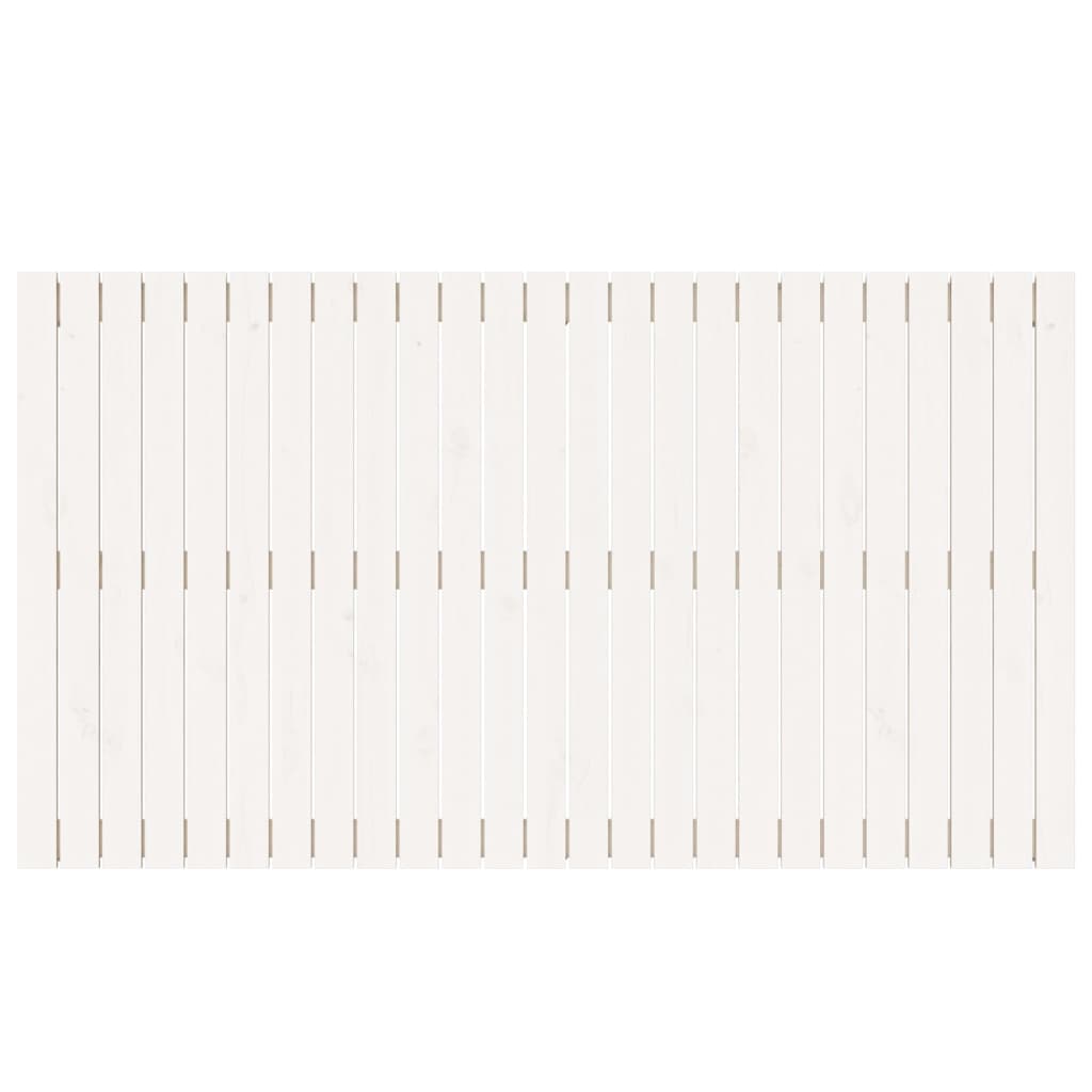 vidaXL Tăblie de pat pentru perete, alb, 159,5x3x90 cm, lemn masiv pin vidaXL Tăblie de pat pentru perete, alb, 159,5x3x90 cm, lemn masiv pin