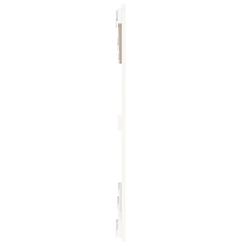 vidaXL Tăblie de pat pentru perete, alb, 159,5x3x90 cm, lemn masiv pin vidaXL Tăblie de pat pentru perete, alb, 159,5x3x90 cm, lemn masiv pin