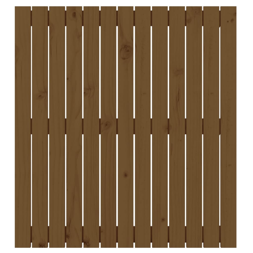 vidaXL Tăblie de pat pentru perete, maro miere, 82,5x3x90 cm, lemn pin vidaXL Tăblie de pat pentru perete, maro miere, 82,5x3x90 cm, lemn pin