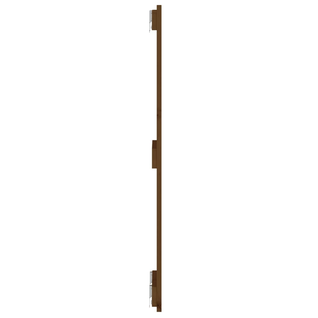 vidaXL Tăblie de pat pentru perete, maro miere, 82,5x3x90 cm, lemn pin vidaXL Tăblie de pat pentru perete, maro miere, 82,5x3x90 cm, lemn pin