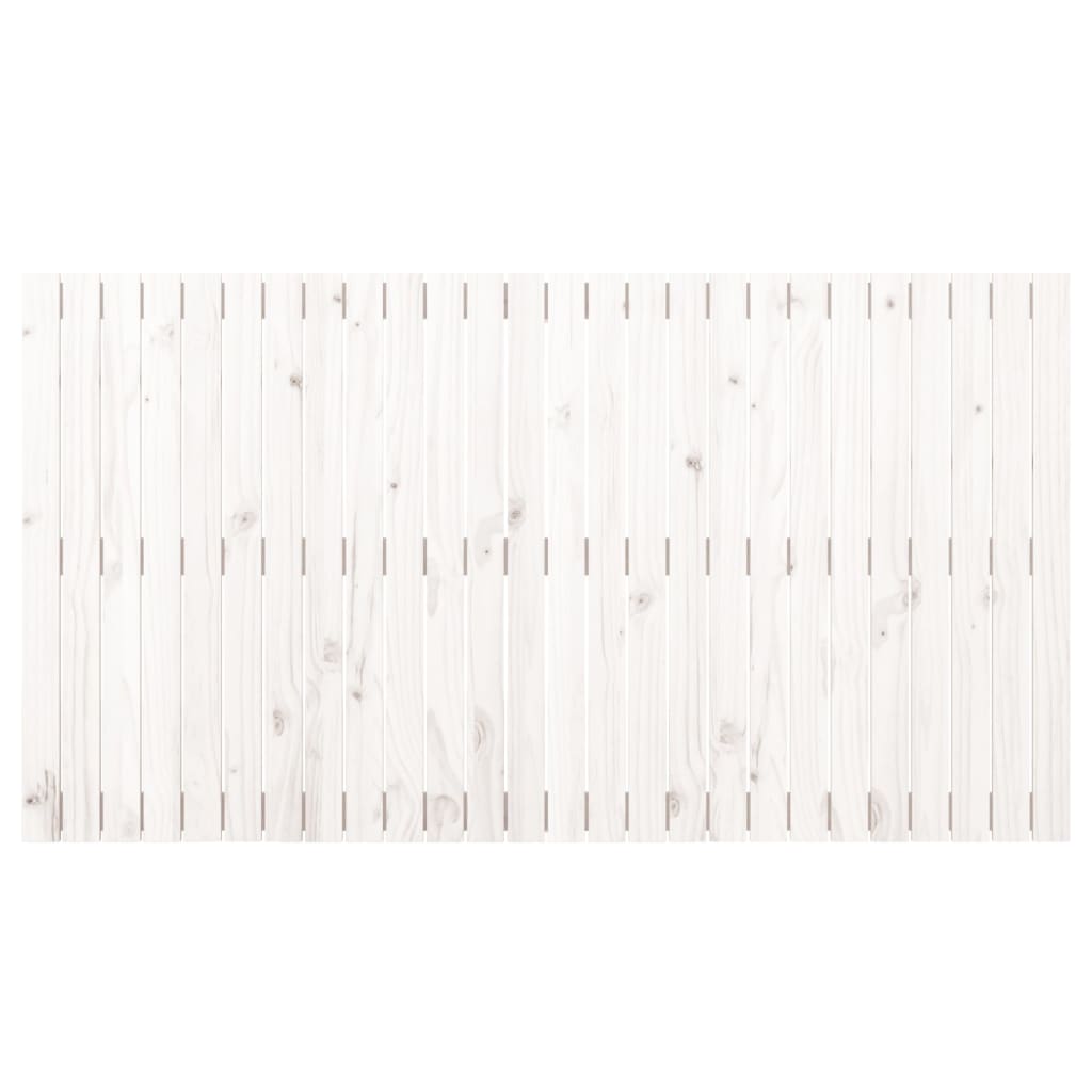 vidaXL Tăblie de pat pentru perete, alb, 166x3x90 cm, lemn masiv pin vidaXL Tăblie de pat pentru perete, alb, 166x3x90 cm, lemn masiv pin