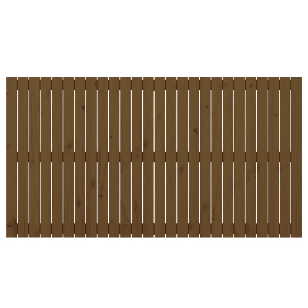 vidaXL Tăblie de pat pentru perete, maro miere, 166x3x90 cm, lemn pin vidaXL Tăblie de pat pentru perete, maro miere, 166x3x90 cm, lemn pin