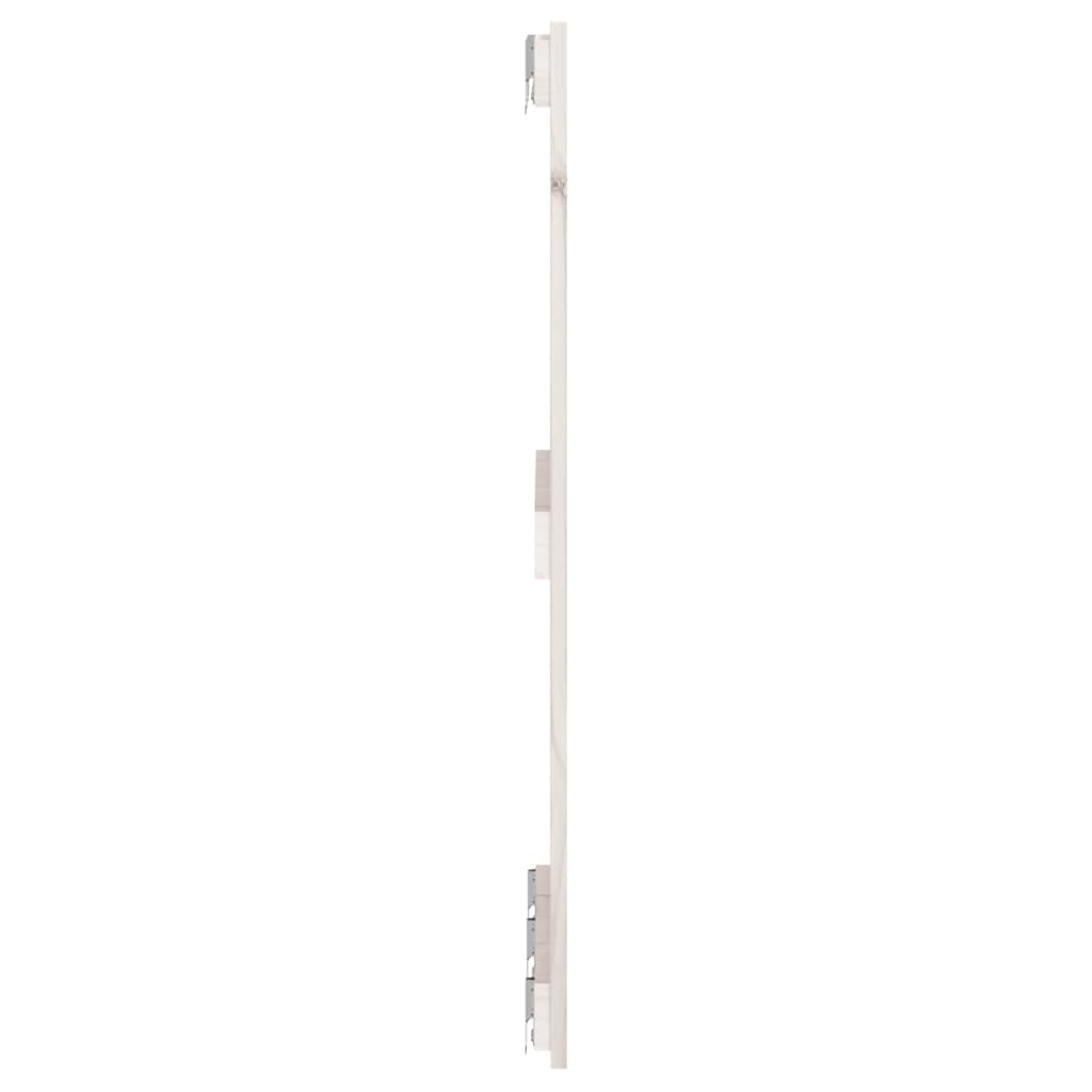 vidaXL Tăblie de pat pentru perete, alb, 185x3x90 cm, lemn masiv pin vidaXL Tăblie de pat pentru perete, alb, 185x3x90 cm, lemn masiv pin