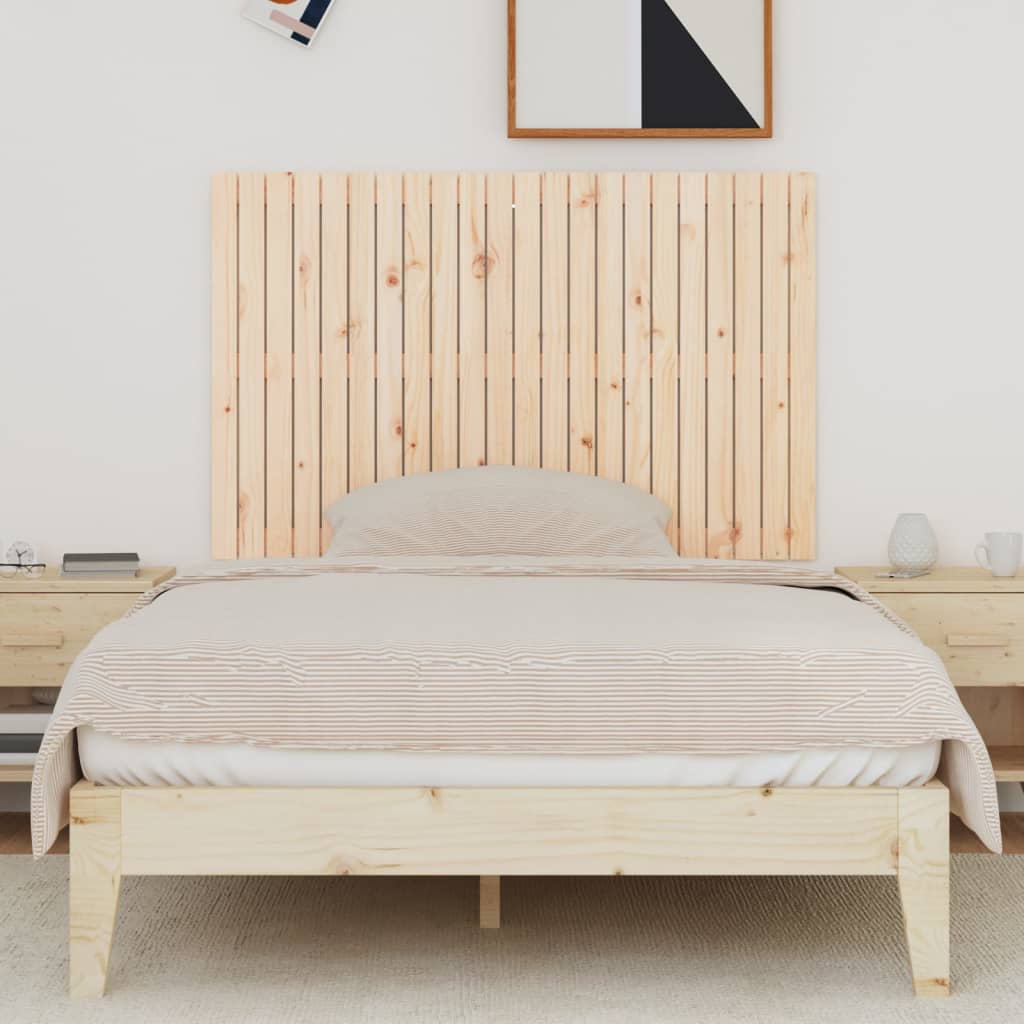 vidaXL Tăblie de pat pentru perete, 140x3x90 cm, lemn masiv de pin