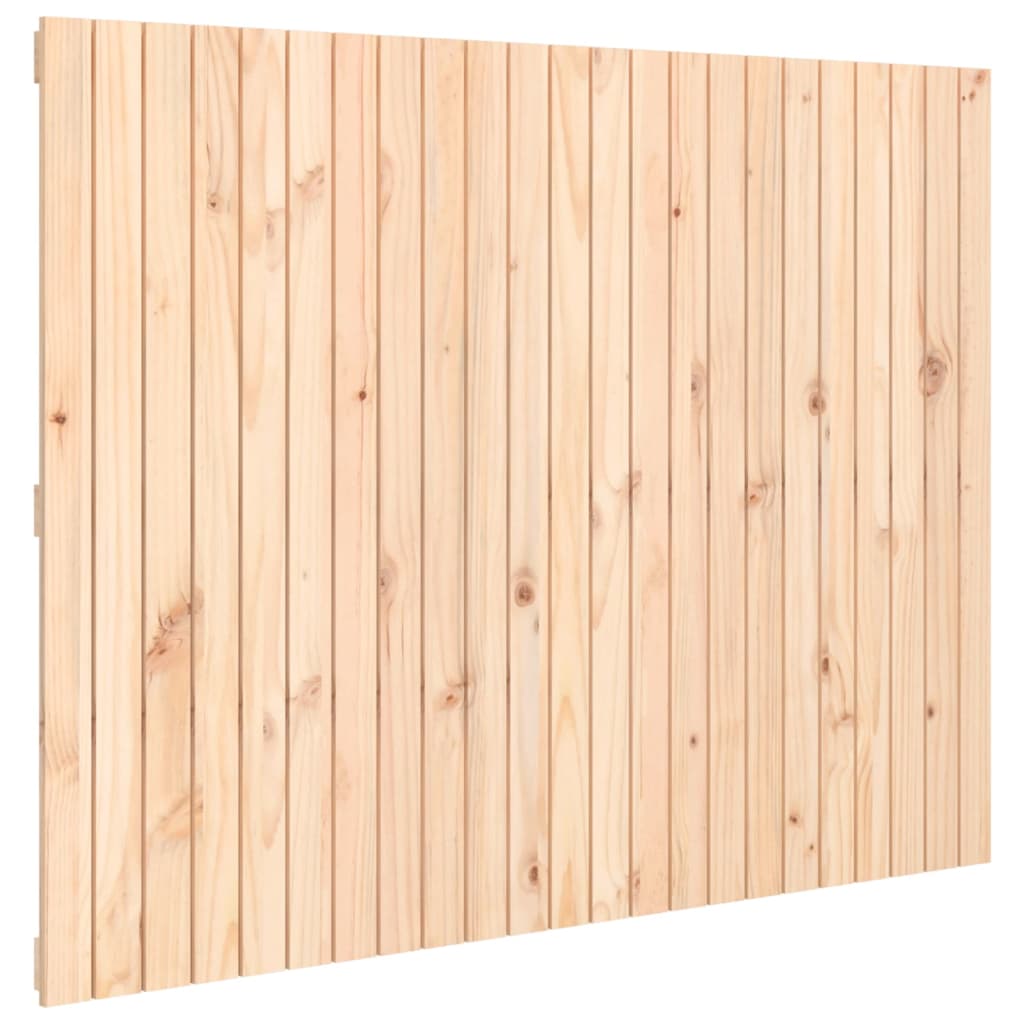 vidaXL Tăblie de pat pentru perete, 146,5x3x110 cm, lemn masiv de pin vidaXL Tăblie de pat pentru perete, 146,5x3x110 cm, lemn masiv de pin