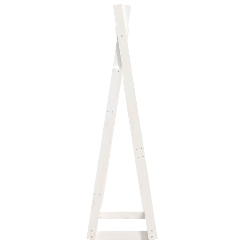 vidaXL Suport pentru haine, alb, 100x45x150 cm, lemn masiv de pin vidaXL Suport pentru haine, alb, 100x45x150 cm, lemn masiv de pin