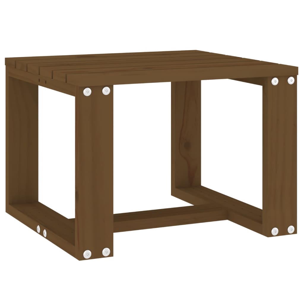 vidaXL Măsuță laterală grădină maro miere 40x38x28,5 cm lemn masiv pin vidaXL Măsuță laterală grădină maro miere 40x38x28,5 cm lemn masiv pin