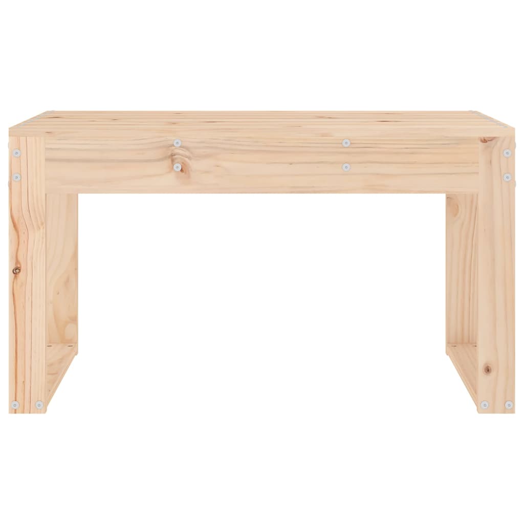 vidaXL Bancă de grădină, 80x38x45 cm, lemn masiv de pin vidaXL Bancă de grădină, 80x38x45 cm, lemn masiv de pin
