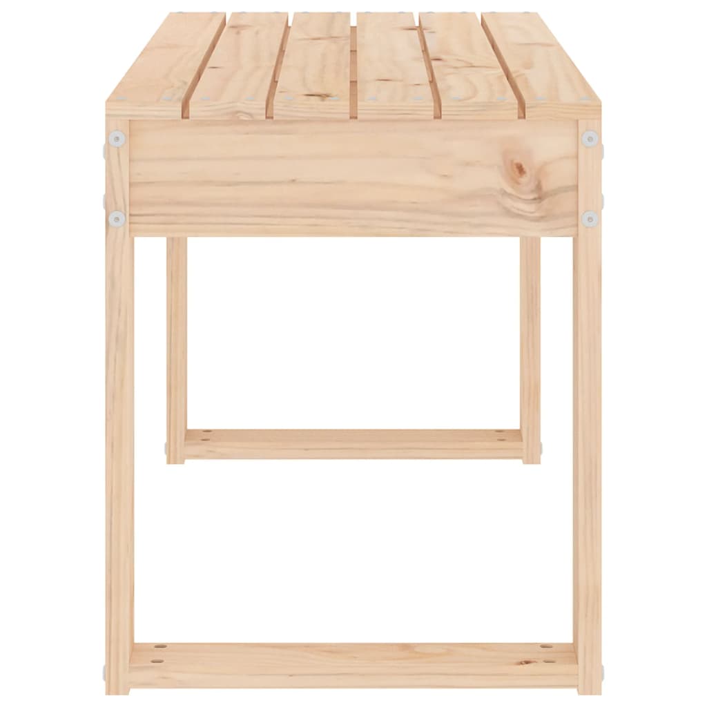 vidaXL Bancă de grădină, 80x38x45 cm, lemn masiv de pin vidaXL Bancă de grădină, 80x38x45 cm, lemn masiv de pin