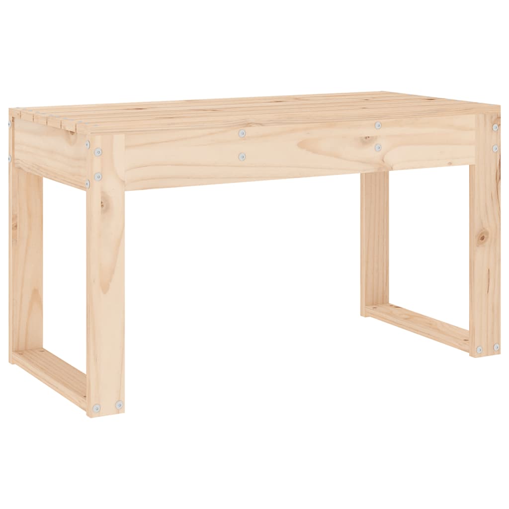 vidaXL Bancă de grădină, 80x38x45 cm, lemn masiv de pin vidaXL Bancă de grădină, 80x38x45 cm, lemn masiv de pin
