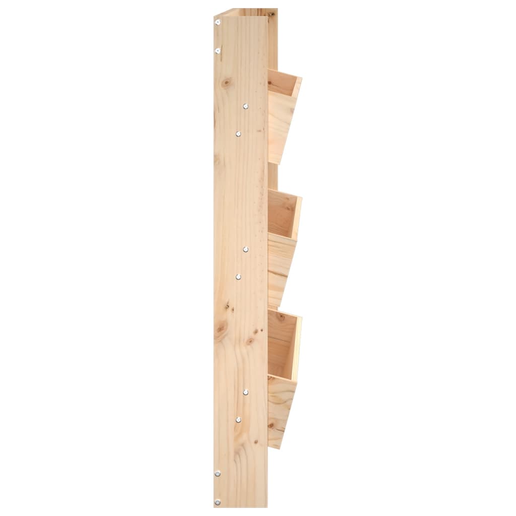 vidaXL Jardinieră de perete cu 3 niveluri 60x18,5x110 cm lemn pin vidaXL Jardinieră de perete cu 3 niveluri 60x18,5x110 cm lemn pin