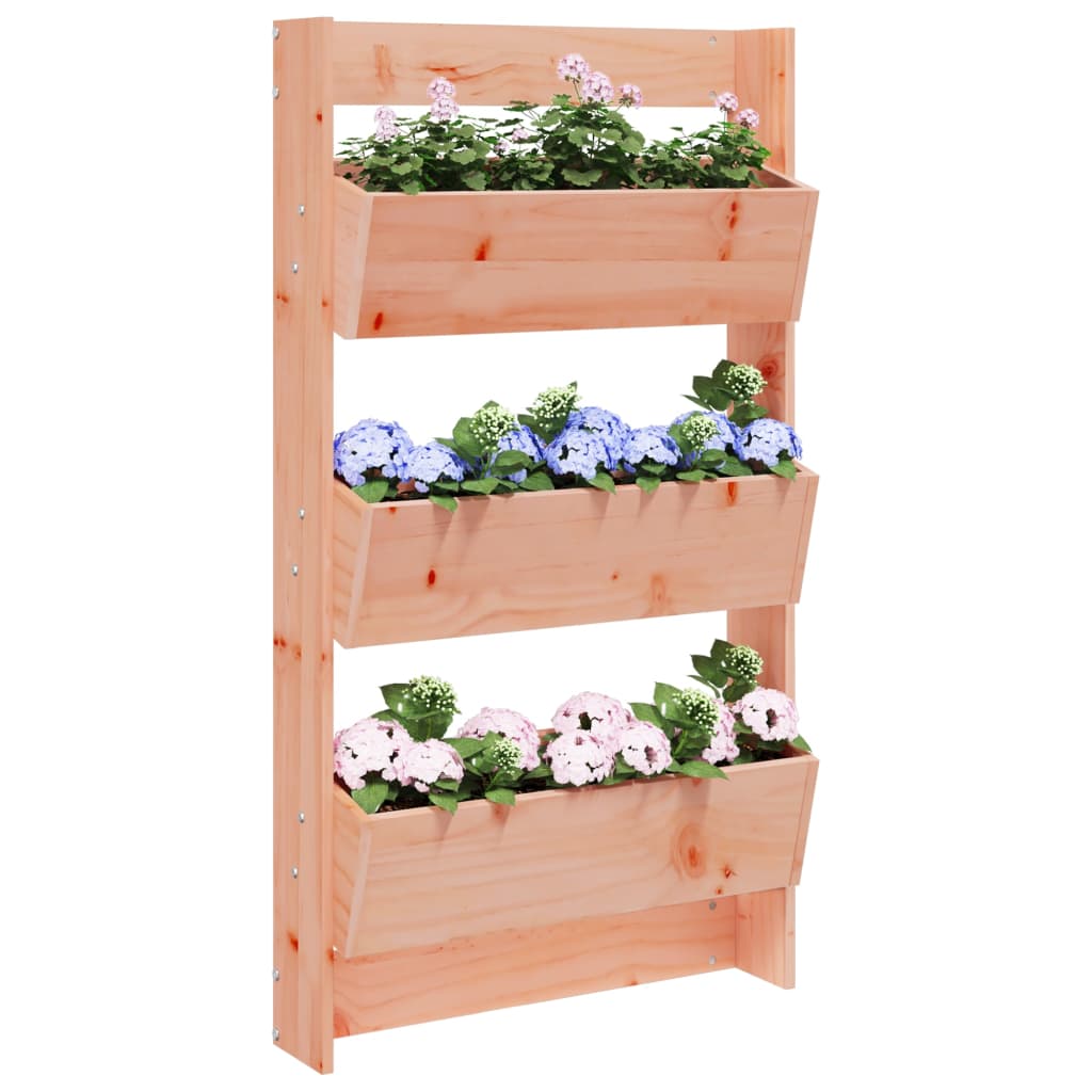 vidaXL Jardinieră de perete cu 3 niveluri 60x18,5x110 cm lemn douglas vidaXL Jardinieră de perete cu 3 niveluri 60x18,5x110 cm lemn douglas