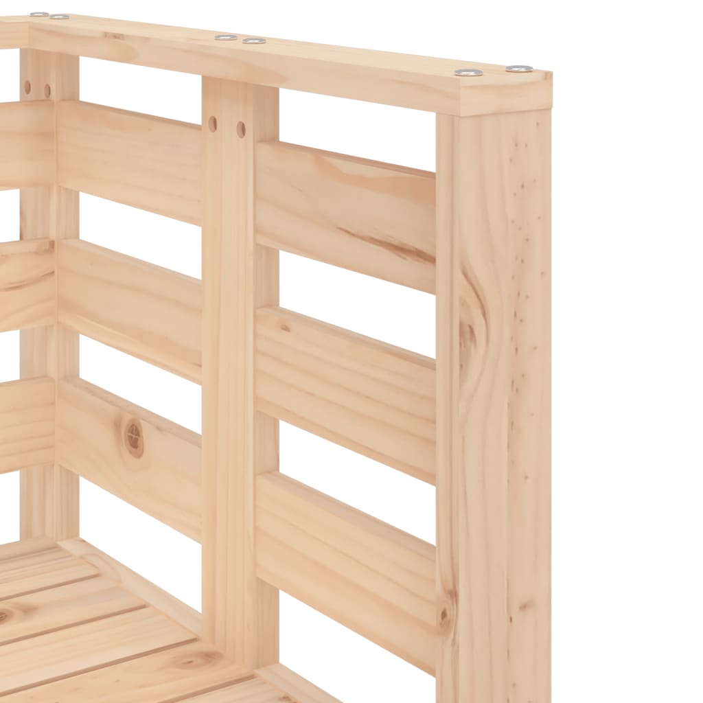 vidaXL Set mobilier de grădină, 3 piese, lemn masiv de pin vidaXL Set mobilier de grădină, 3 piese, lemn masiv de pin