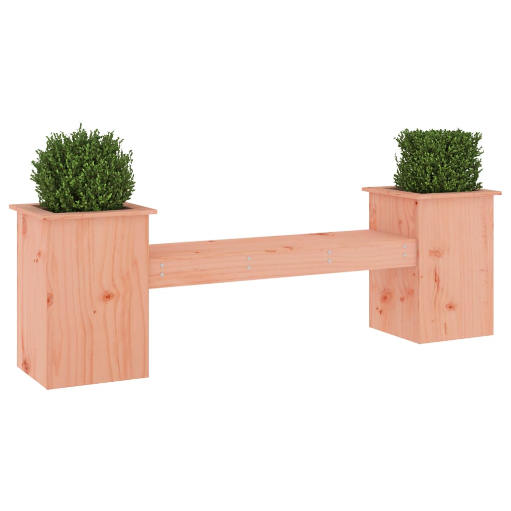 vidaXL Banchetă cu jardiniere, 184,5x39,5x56,5 cm, lemn masiv Douglas