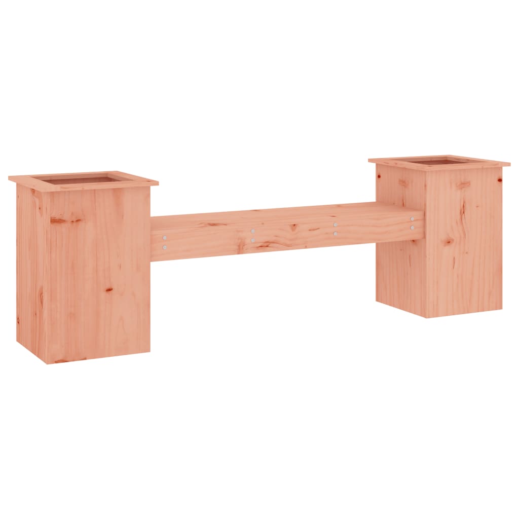 vidaXL Banchetă cu jardiniere, 184,5x39,5x56,5 cm, lemn masiv Douglas