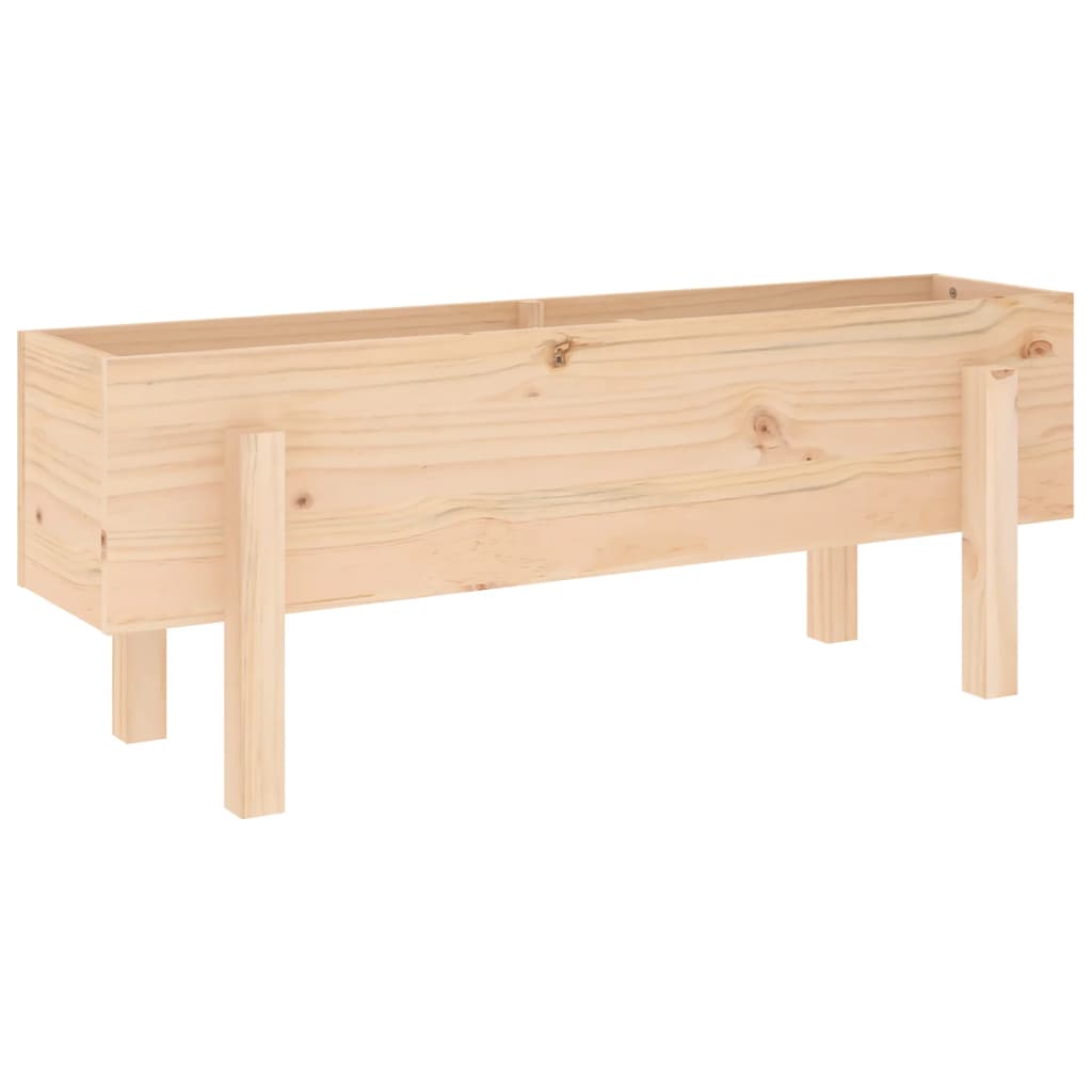vidaXL Strat înălțat de grădină, 101x30x38 cm, lemn masiv de pin