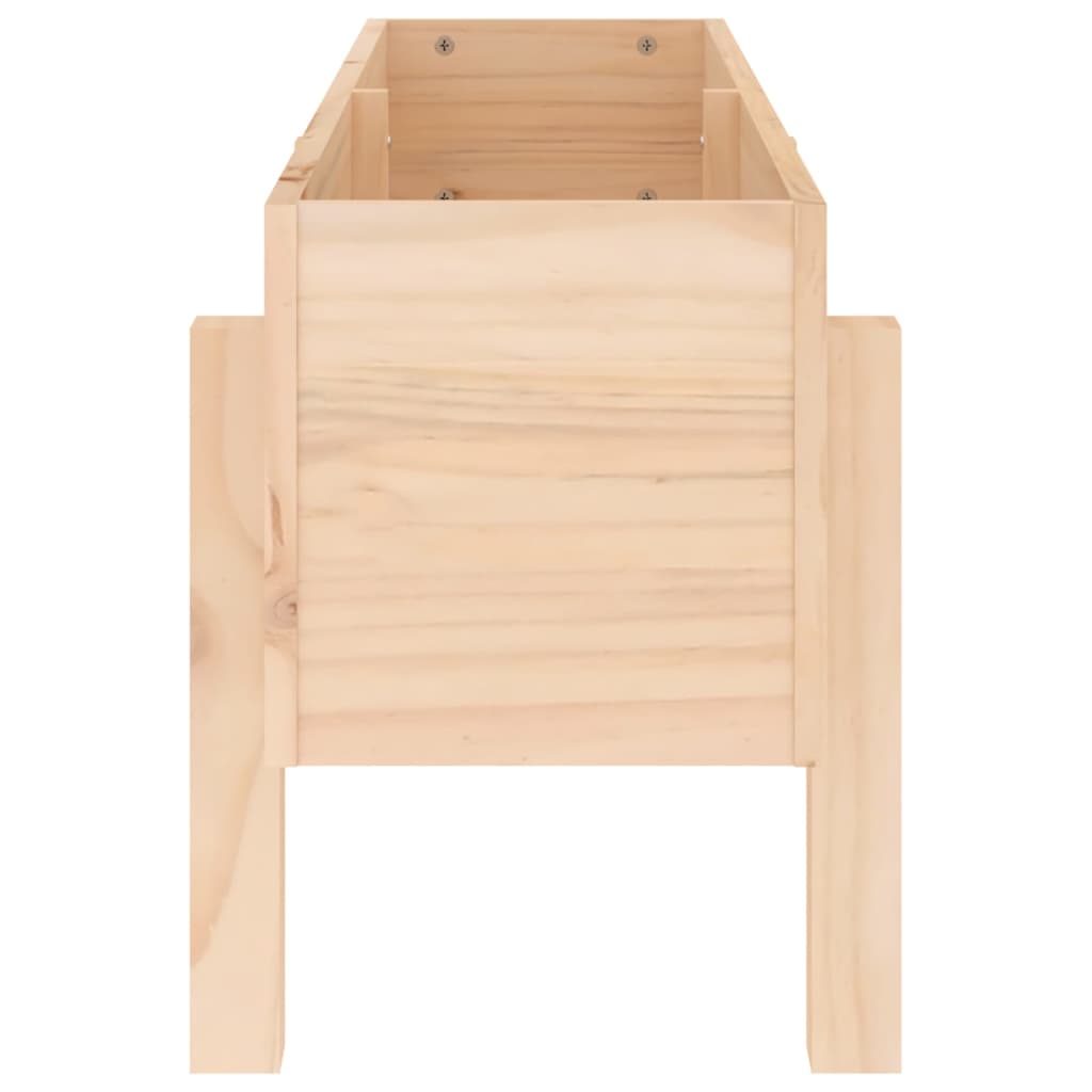 vidaXL Strat înălțat de grădină, 101x30x38 cm, lemn masiv de pin