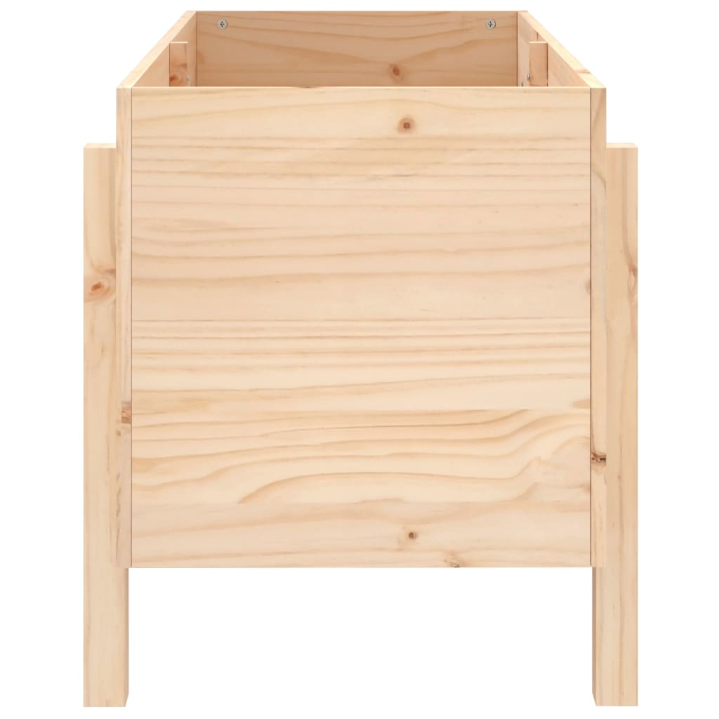 vidaXL Strat înălțat de grădină, 101x50x57 cm, lemn masiv de pin