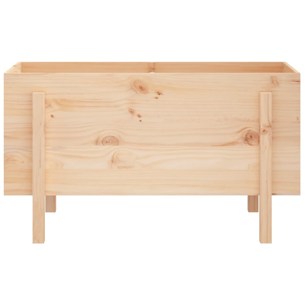 vidaXL Strat înălțat de grădină, 101x50x57 cm, lemn masiv de pin