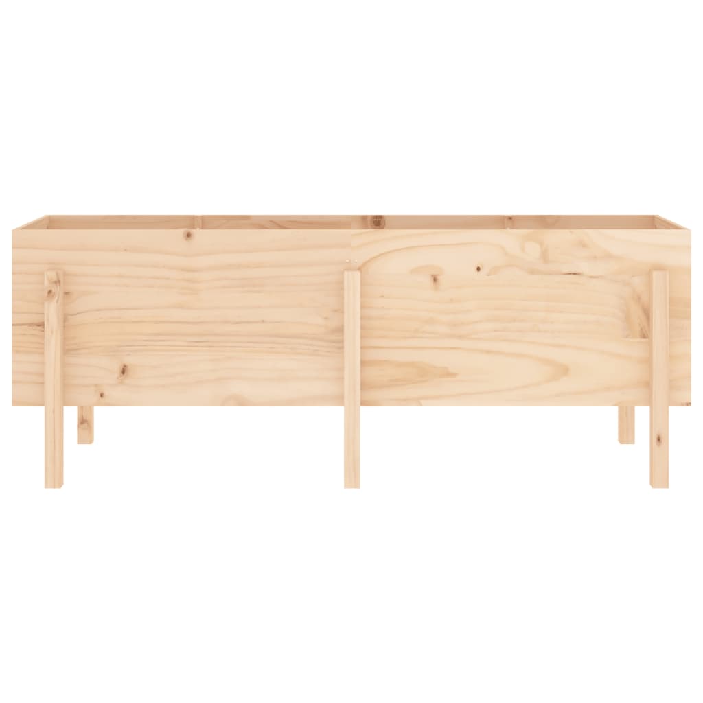 vidaXL Strat înălțat de grădină, 160x50x57 cm, lemn masiv de pin