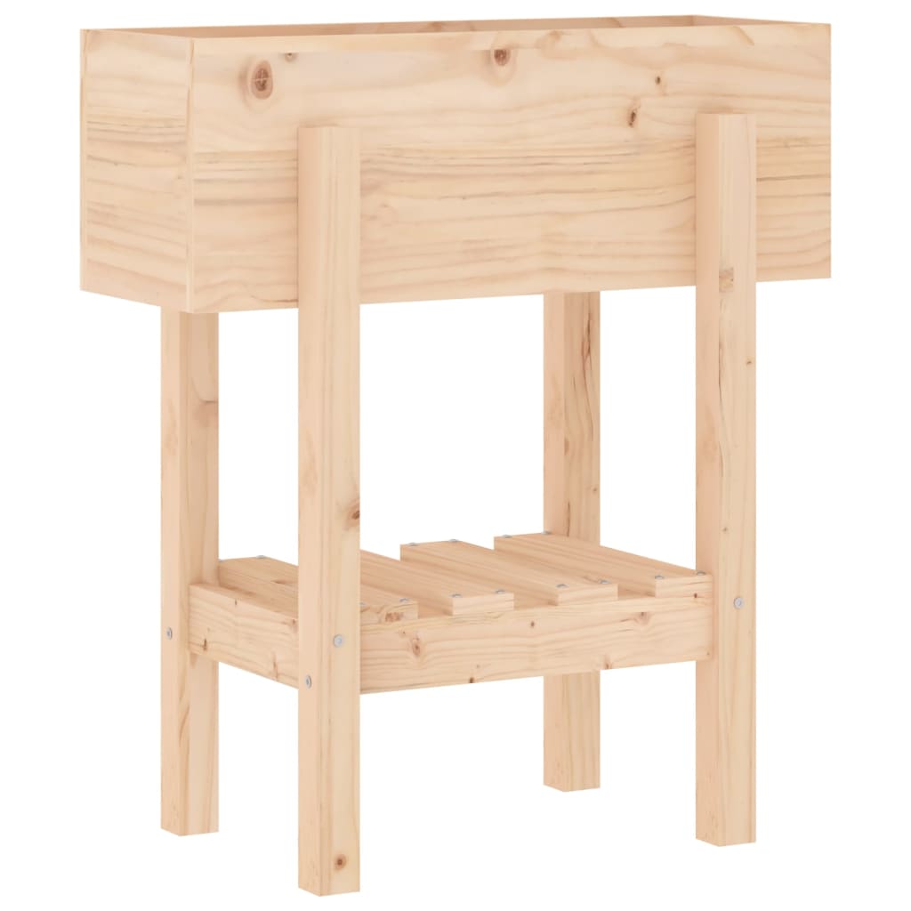vidaXL Jardinieră de grădină, 62x30x69 cm, lemn masiv de pin vidaXL Jardinieră de grădină, 62x30x69 cm, lemn masiv de pin