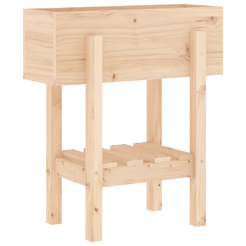 vidaXL Jardinieră de grădină, 62x30x69 cm, lemn masiv de pin vidaXL Jardinieră de grădină, 62x30x69 cm, lemn masiv de pin