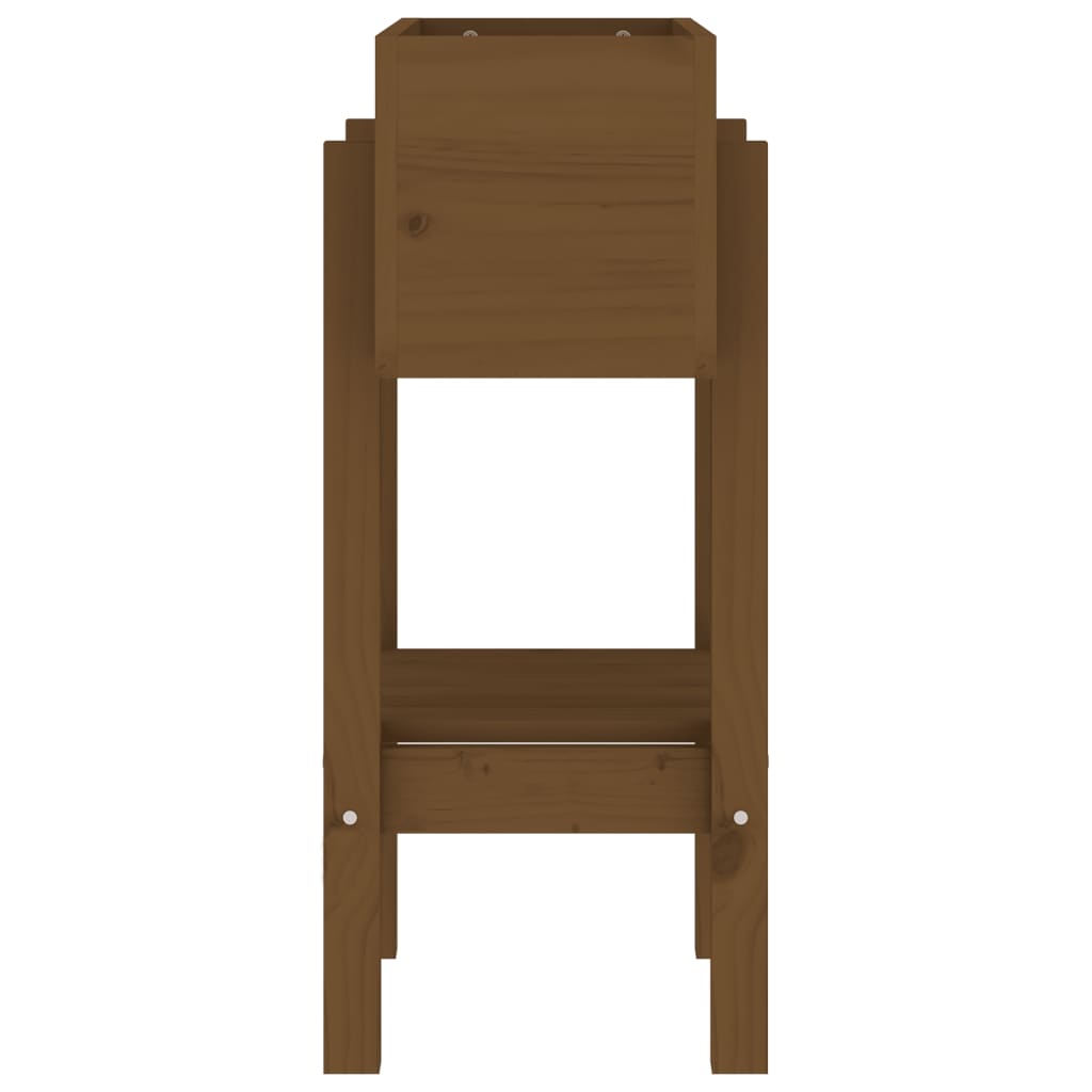 vidaXL Jardinieră de grădină, maro miere, 62x30x69 cm, lemn masiv pin vidaXL Jardinieră de grădină, maro miere, 62x30x69 cm, lemn masiv pin