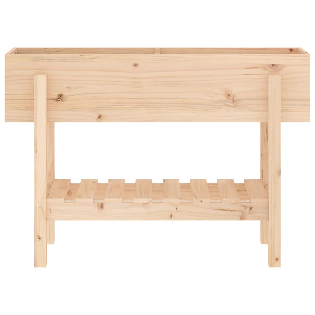 vidaXL Strat înălțat de grădină, 101x30x69 cm, lemn masiv de pin