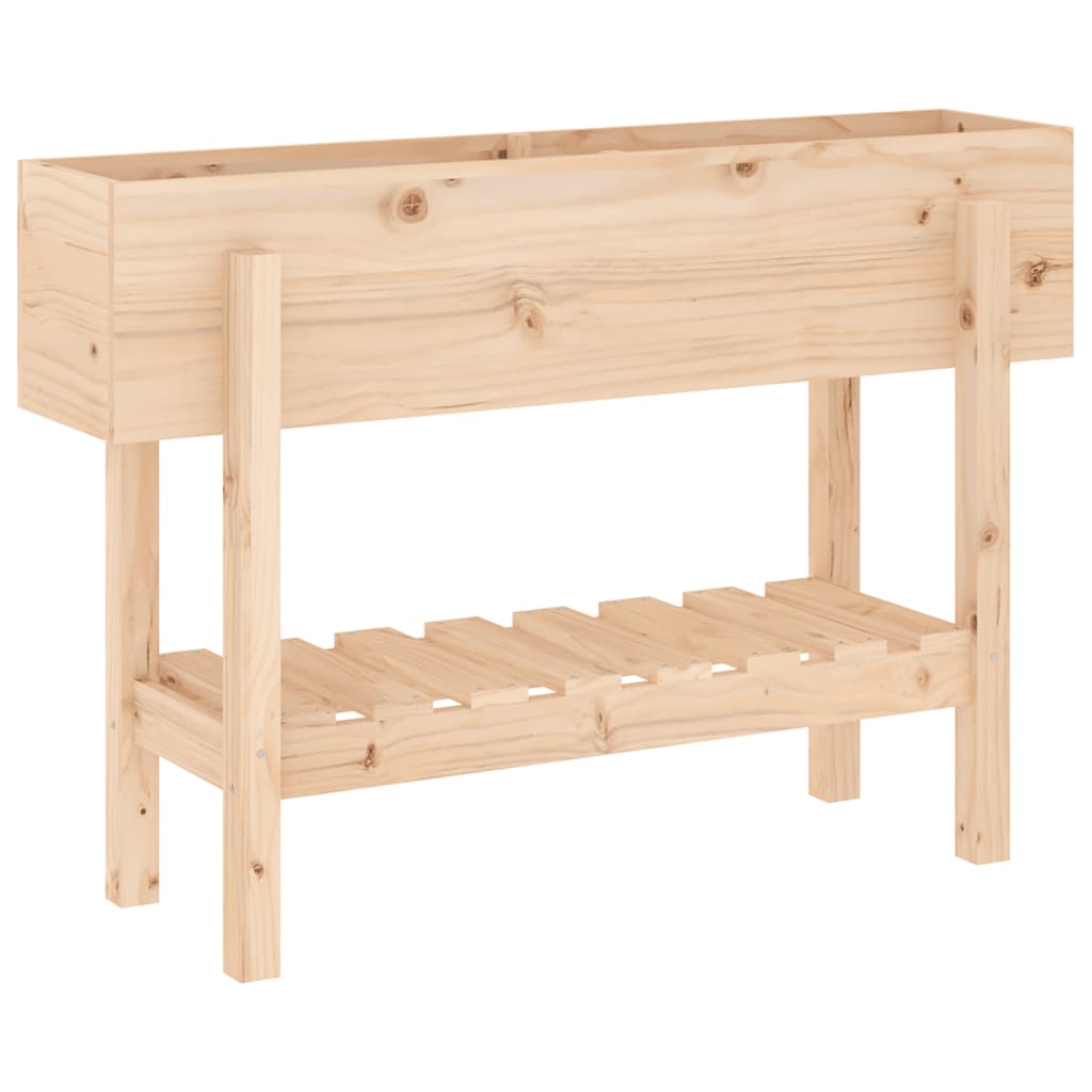vidaXL Strat înălțat de grădină, 101x30x69 cm, lemn masiv de pin