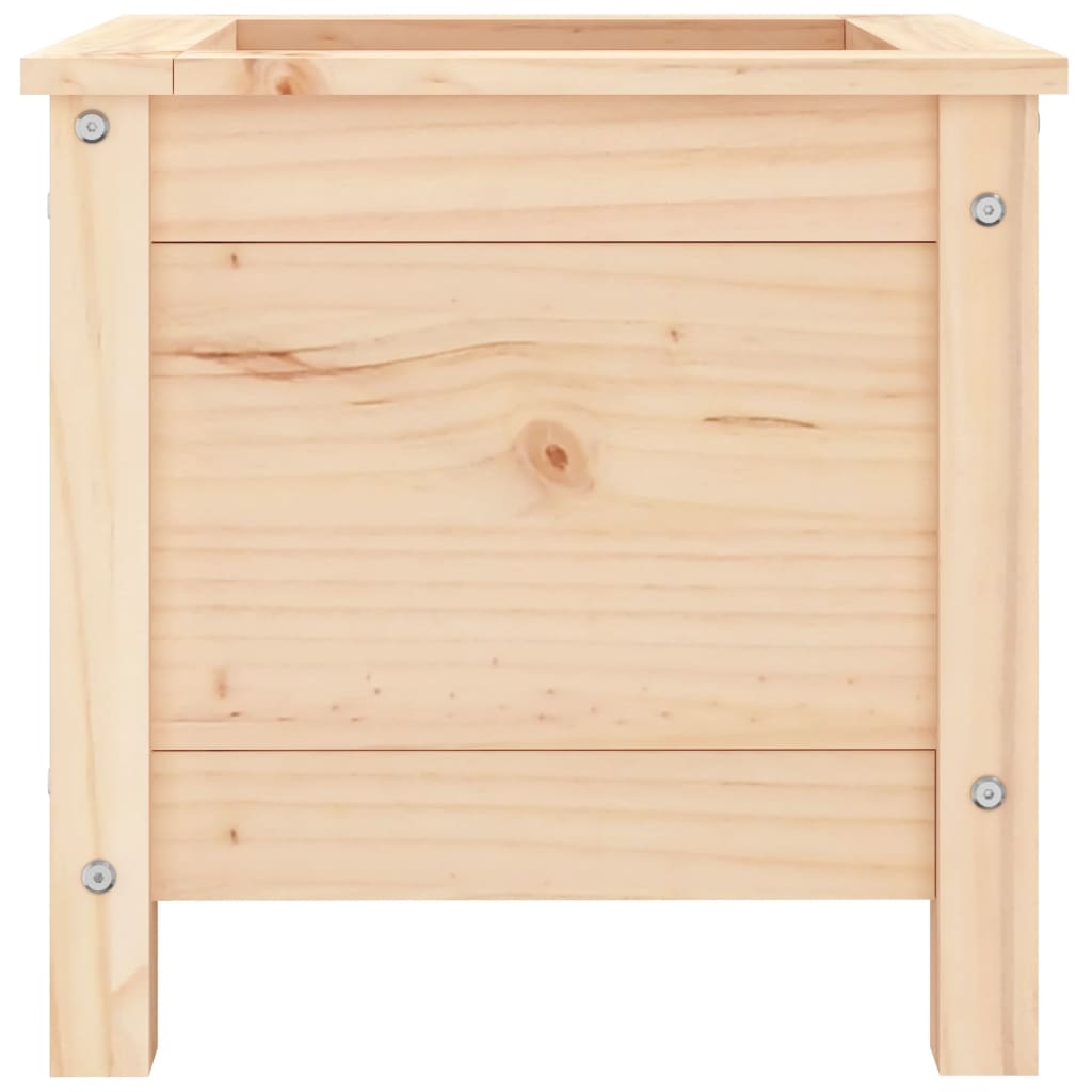 vidaXL Jardinieră de grădină, 40x40x39 cm, lemn masiv de pin vidaXL Jardinieră de grădină, 40x40x39 cm, lemn masiv de pin