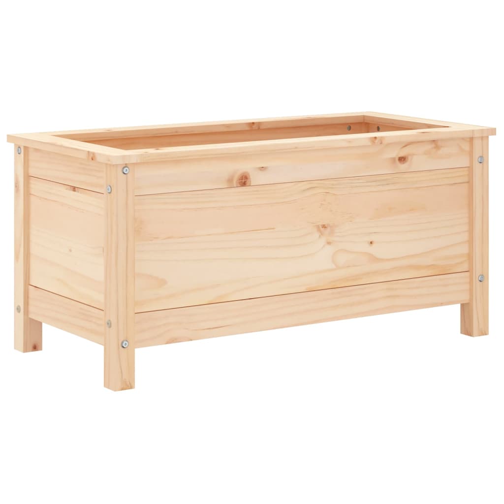 vidaXL Jardinieră de grădină, 82,5x40x39 cm, lemn masiv de pin