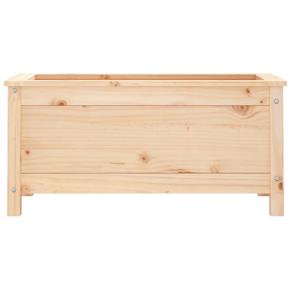 vidaXL Jardinieră de grădină, 82,5x40x39 cm, lemn masiv de pin
