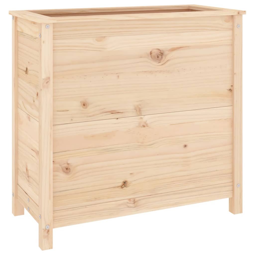 vidaXL Jardinieră de grădină, 82,5x40x78 cm, lemn masiv de pin