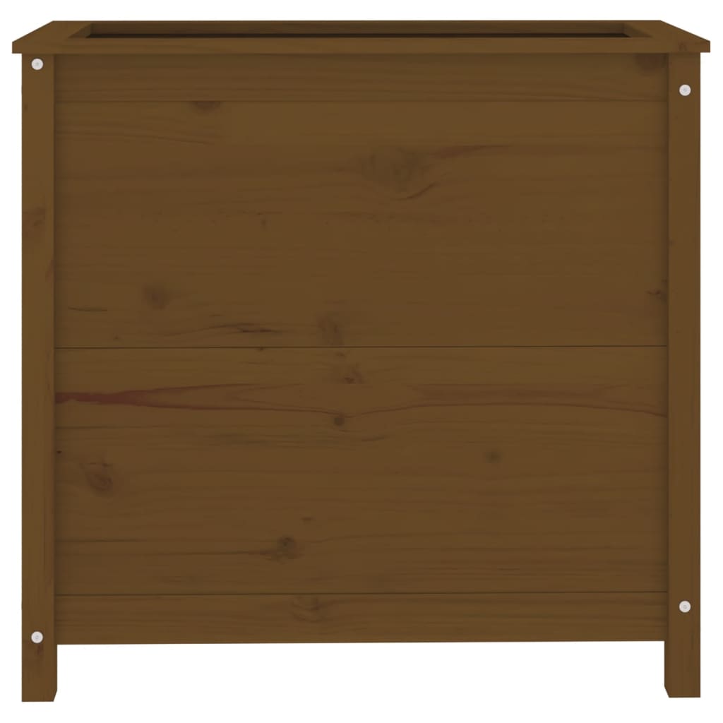 vidaXL Jardinieră de grădină, maro miere, 82,5x40x78 cm lemn masiv pin vidaXL Jardinieră de grădină, maro miere, 82,5x40x78 cm lemn masiv pin