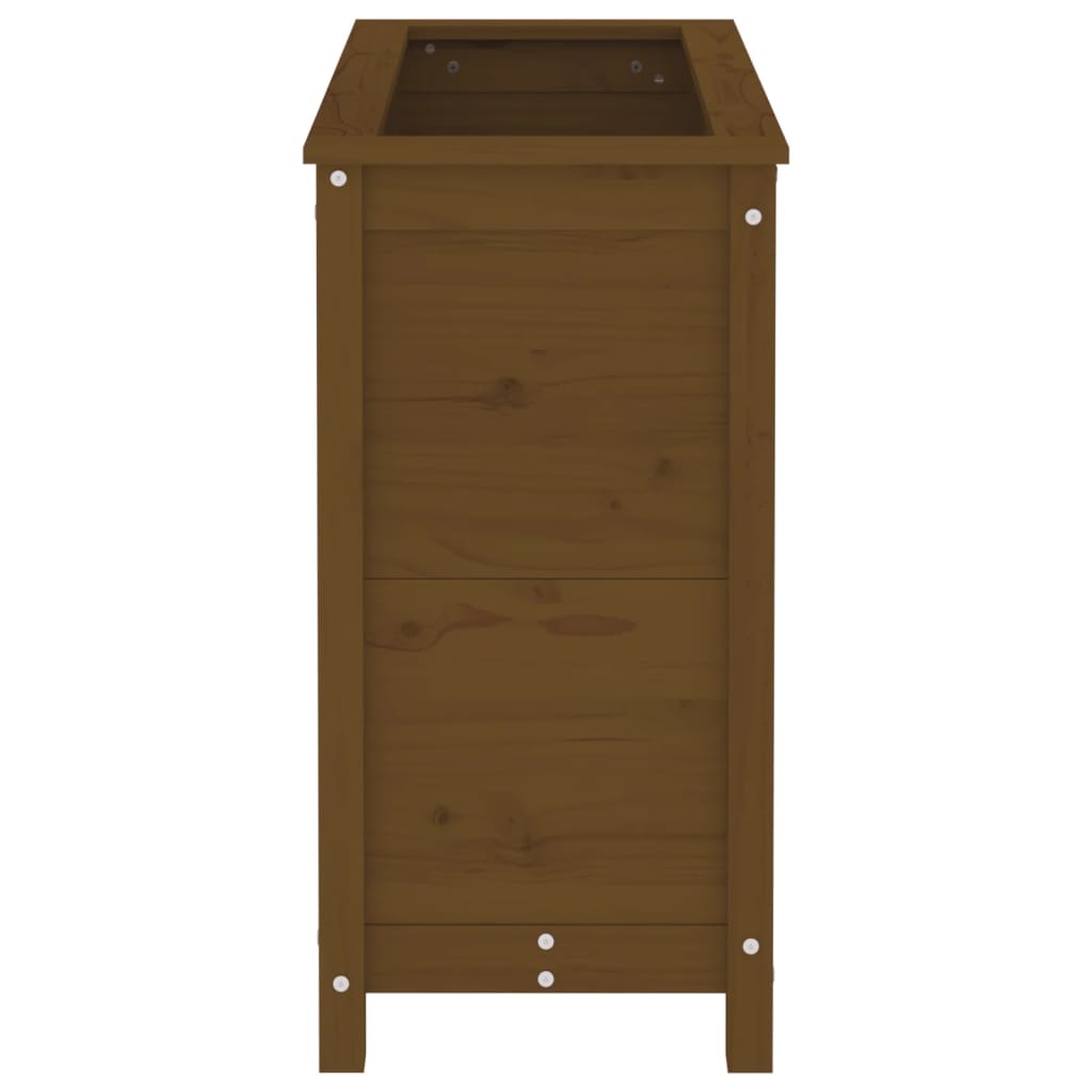 vidaXL Jardinieră de grădină, maro miere, 82,5x40x78 cm lemn masiv pin vidaXL Jardinieră de grădină, maro miere, 82,5x40x78 cm lemn masiv pin
