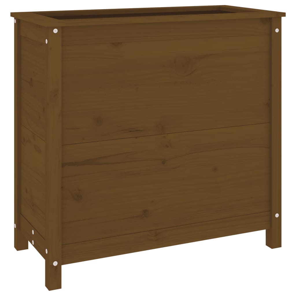 vidaXL Jardinieră de grădină, maro miere, 82,5x40x78 cm lemn masiv pin vidaXL Jardinieră de grădină, maro miere, 82,5x40x78 cm lemn masiv pin