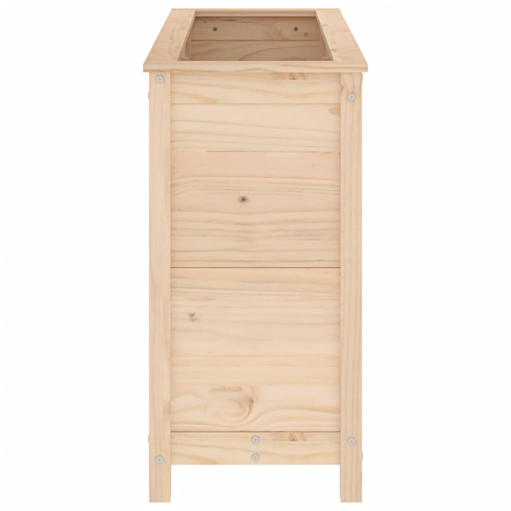 vidaXL Strat înălțat de grădină, 119,5x40x78 cm, lemn masiv de pin