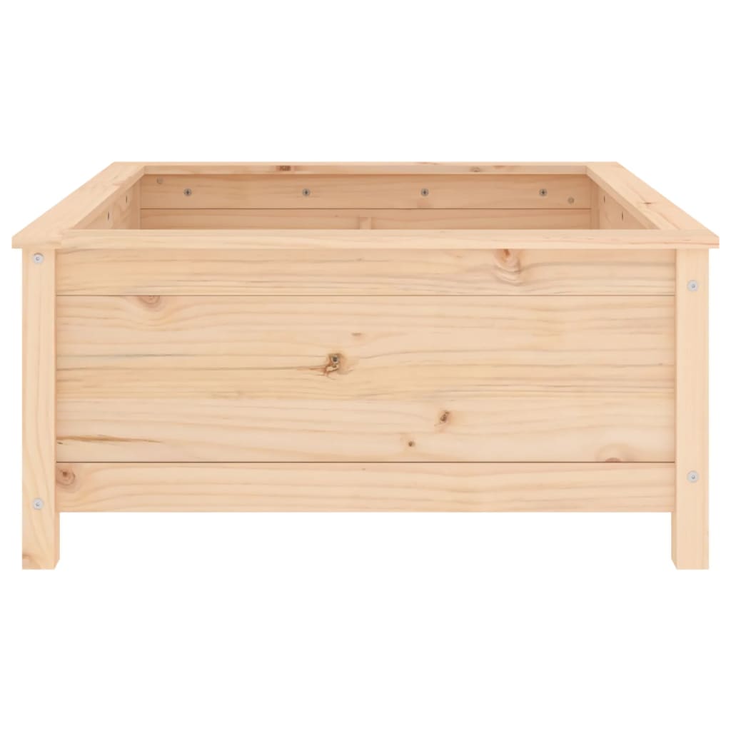 vidaXL Jardinieră de grădină, 82,5x82,5x39 cm, lemn masiv de pin