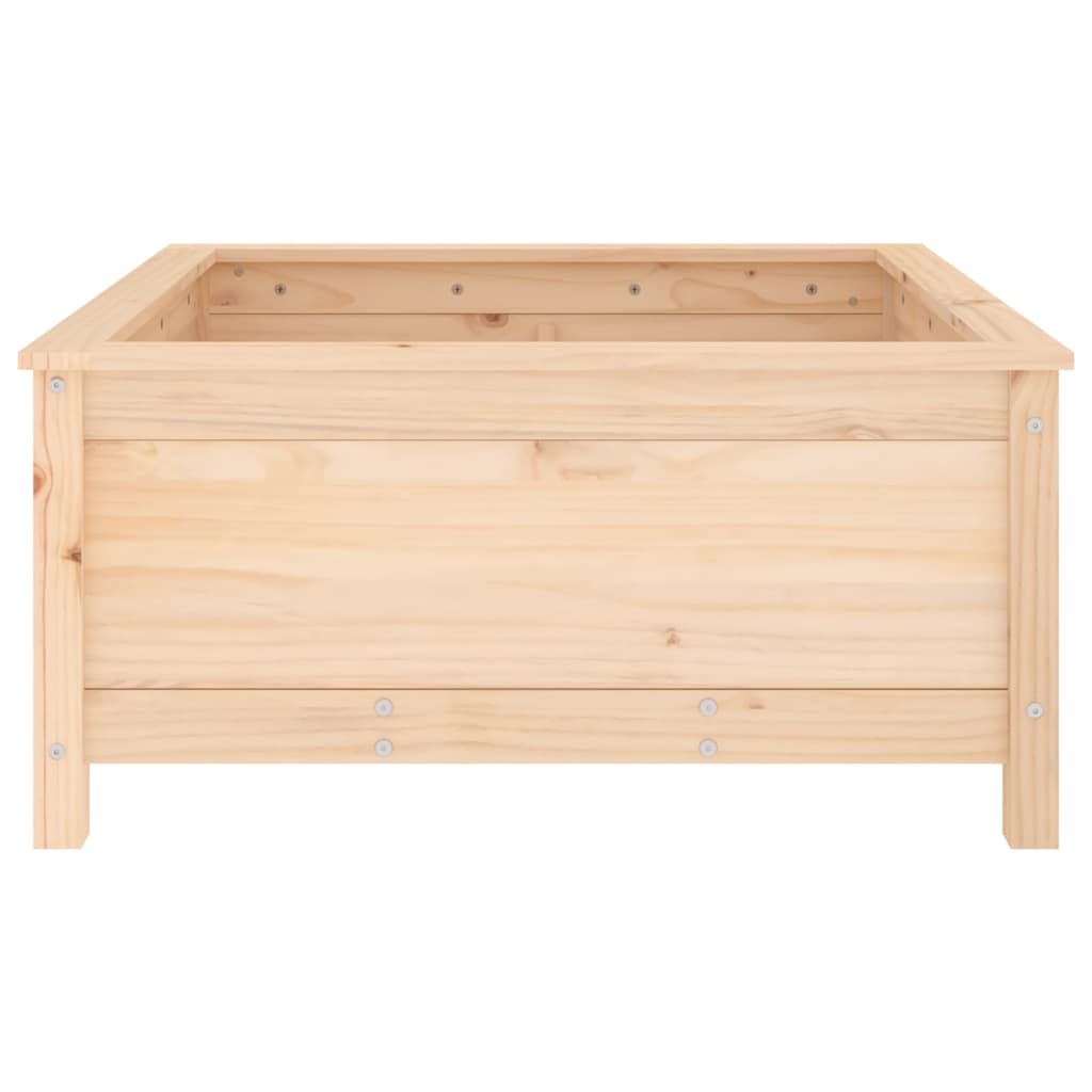 vidaXL Jardinieră de grădină, 82,5x82,5x39 cm, lemn masiv de pin
