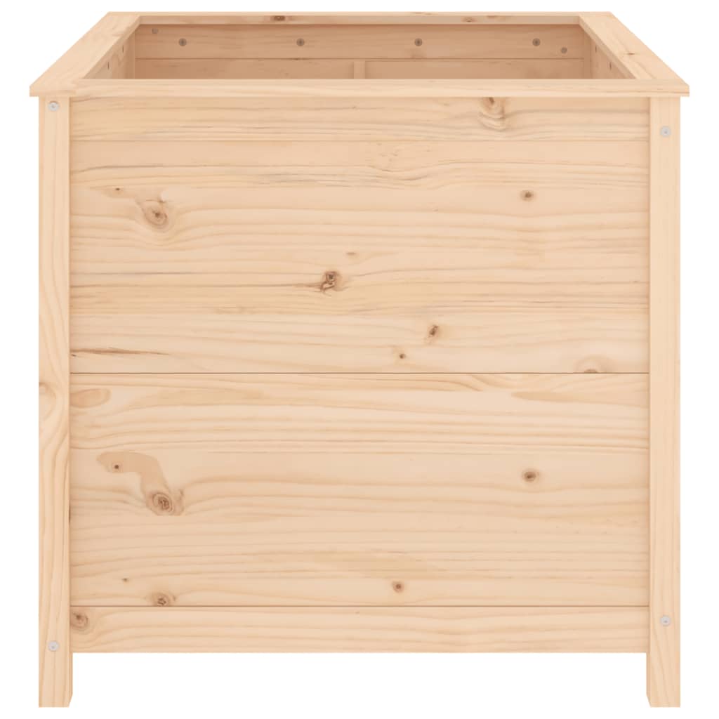 vidaXL Jardinieră de grădină, 82,5x82,5x78 cm, lemn masiv de pin