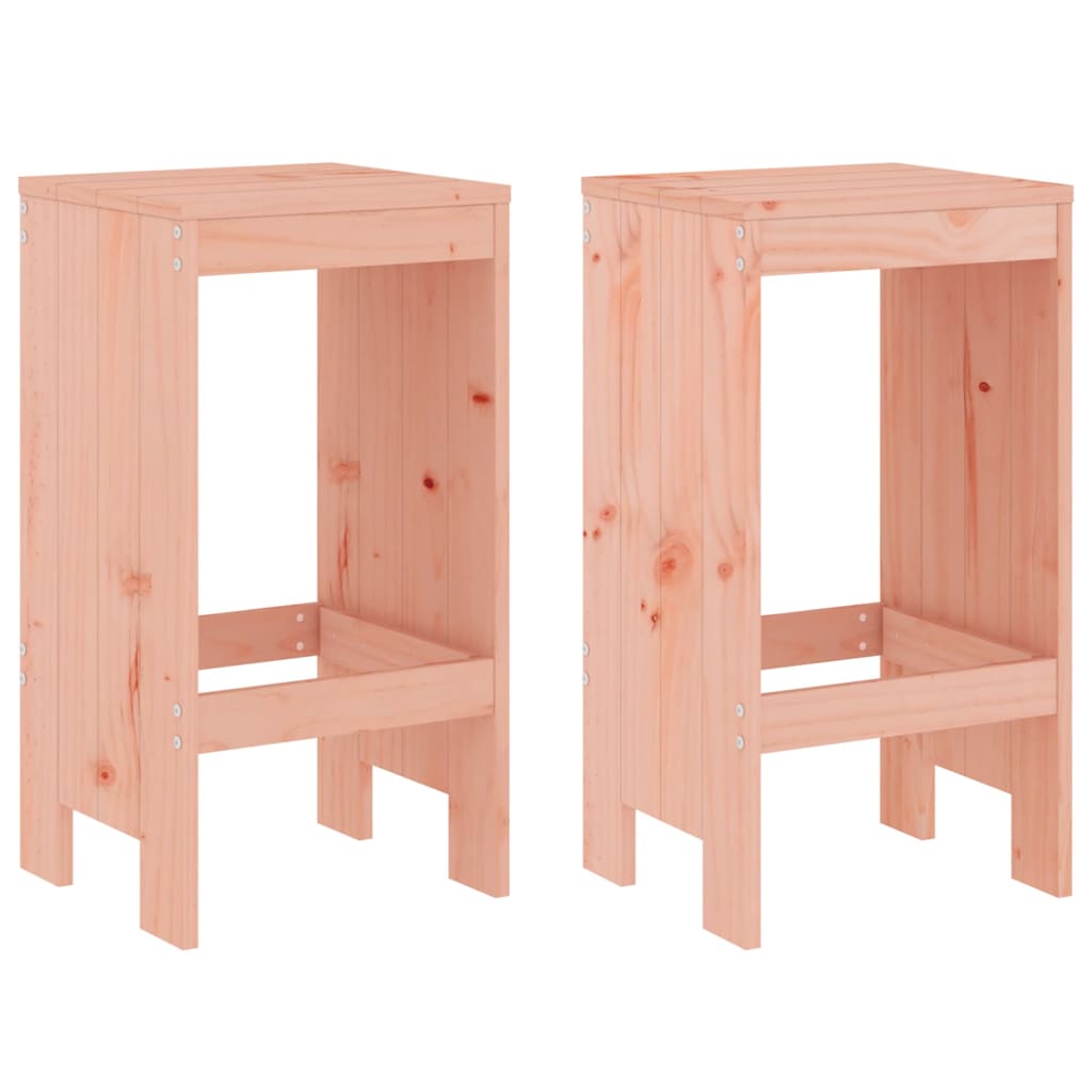 vidaXL Taburete de bar, 2 buc., 40x36x75 cm, lemn masiv Douglas