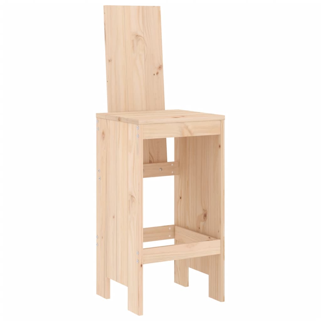 vidaXL Scaune de bar, 2 buc., 40x42x120 cm, lemn masiv de pin vidaXL Scaune de bar, 2 buc., 40x42x120 cm, lemn masiv de pin
