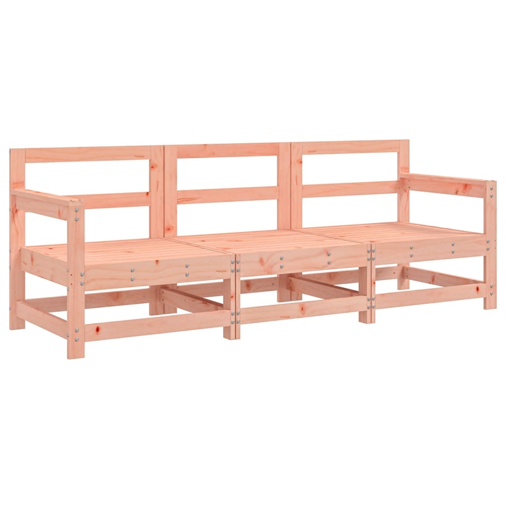 vidaXL Set mobilier de grădină, 3 piese, lemn masiv douglas vidaXL Set mobilier de grădină, 3 piese, lemn masiv douglas