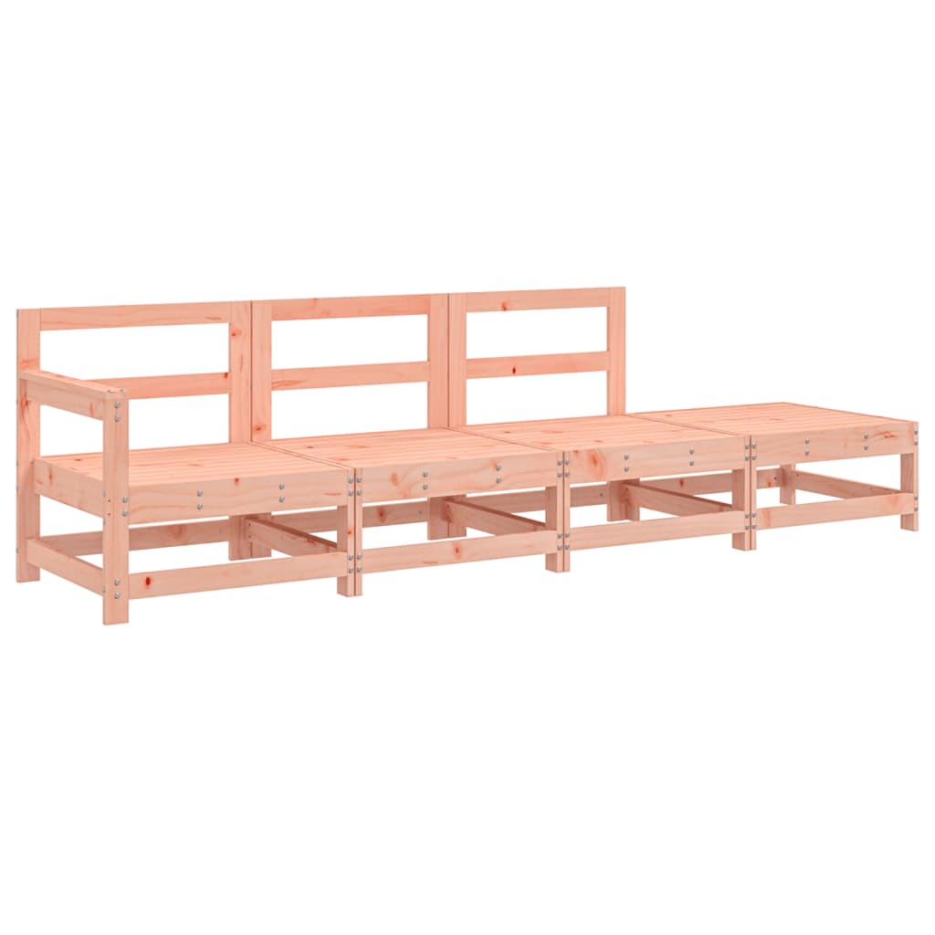 vidaXL Set mobilier relaxare grădină, 4 piese, lemn masiv Douglas vidaXL Set mobilier relaxare grădină, 4 piese, lemn masiv Douglas